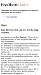 Mobile Screenshot of freedirectory.freehostsfinder.com